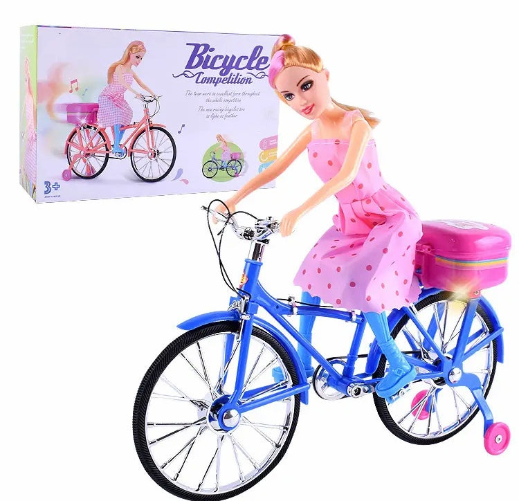 Electric Bicycle Toy, Barbie Mini Cycle, Cute Bicycle Toy For kids, Beautiful Barbie Doll Bicycle Electric Bicycle Toy, Barbie Mini Cycle, Cute Bicycle Toy For kids, Beautiful Barbie Doll Bicycle